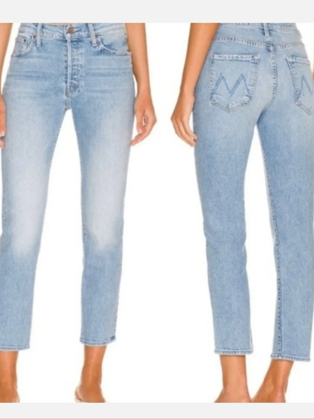 Mother The Scrapper Ankle High Rise Jeans Women’s Sz 25
